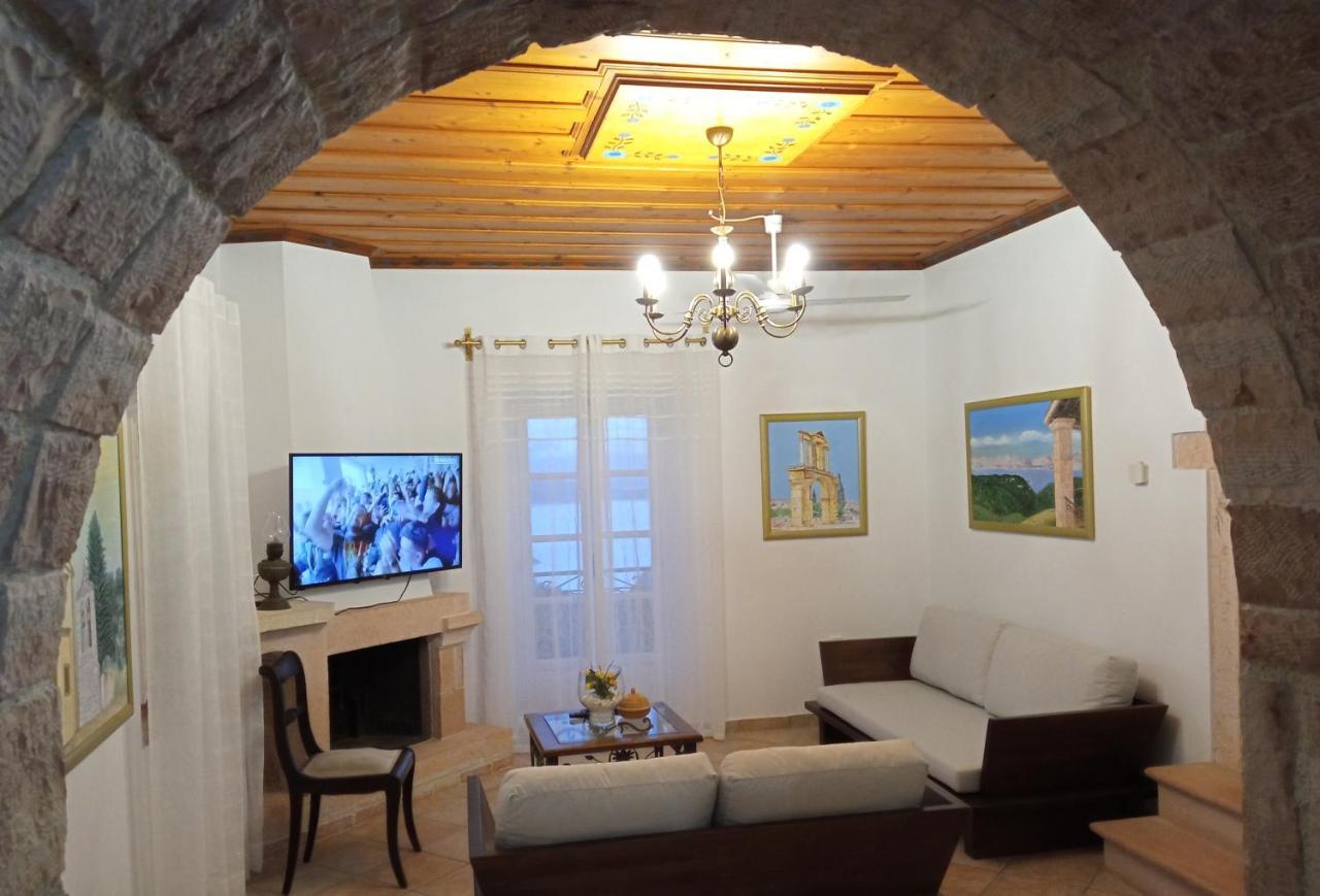 Traditional Stone Villa Olympia Viggla المظهر الخارجي الصورة